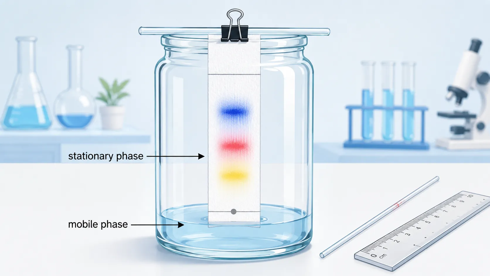 Paper Chromatography Experiment Class 11